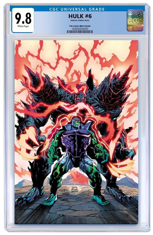 HULK #6 RYAN STEGMAN 'HULK #1' HOMAGE VIRGIN VARIANT LIMITED TO 1000 CGC 9.8 PREORDER