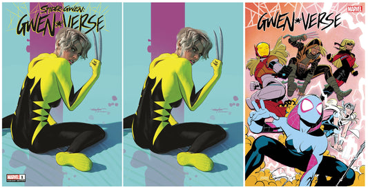 SPIDER-GWEN: GWENVERSE #1 MIKE MAYHEW TRADE/VIRGIN VARIANT SET LIMITED TO 1000 SETS & 1:25 VARIANT