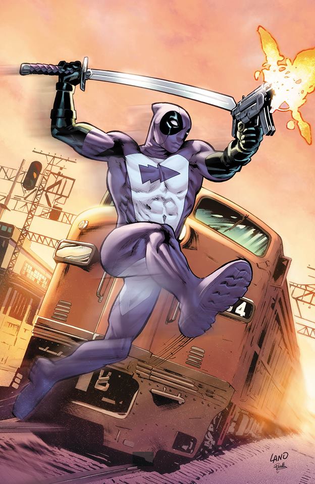 QUICKSILVER NO SURRENDER #1 (OF 5) LAND DEADPOOL VIRGIN VARIANT LIMITED TO 1000