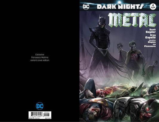 DARK NIGHTS METAL #4 FRANCESCO MATTINA TRADE VARIANT LIMITED TO 3000 COPIES