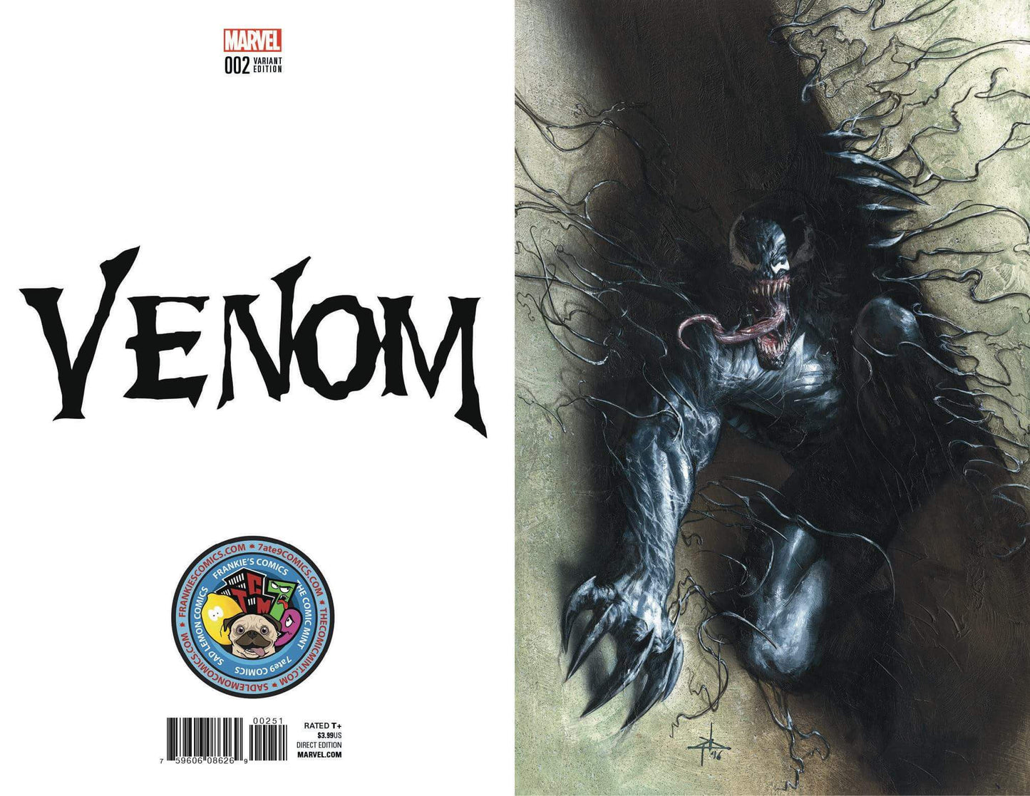 NOW VENOM #2 GABRIELE DELL’OTTO SYMBIOTE VARIANT SETS - Sad Lemon Comics