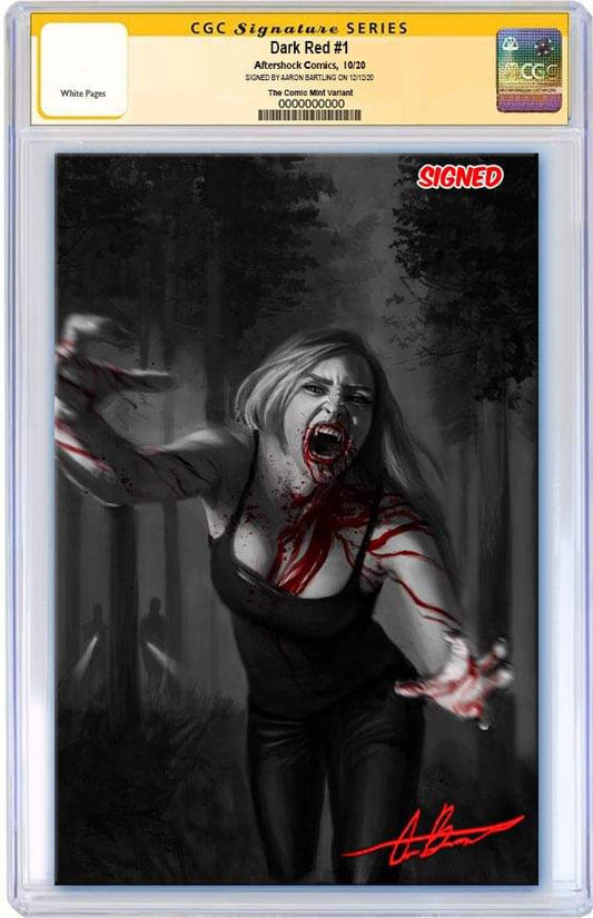 DARK RED 1 AARON BARTLING NYCC WEEK COLOUR SPLASH VIRGIN VARIANT LIMITED TO 200 CGC SS PREORDER