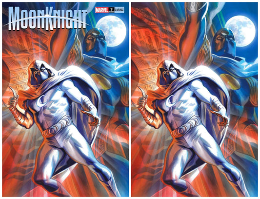 MOON KNIGHT #3 FELIPE MASSAFERA TRADE/VIRGIN VARIANT SET LIMITED TO 600 SETS WITH NUMBERED COA