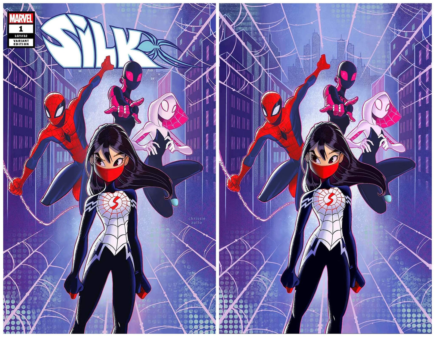 SILK #1 CHRISSIE ZULLO SPIDER-VERSE TRADE/VIRGIN VARIANT SETS LIMITED TO 500 SETS WITH COA