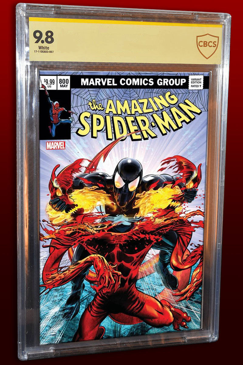 AMAZING SPIDER-MAN #800 MIKE MAYHEW HOMAGE TRADE DRESS CBCS SS ULTIMATE 9.8 LIMITED TO 300