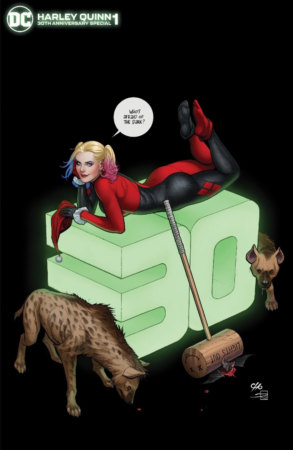 14/09/2022 HARLEY QUINN 30TH ANNIVERSARY SPECIAL #1 (ONE SHOT) 1:10 FRANK CHO GLOW IN THE DARK VARIANT