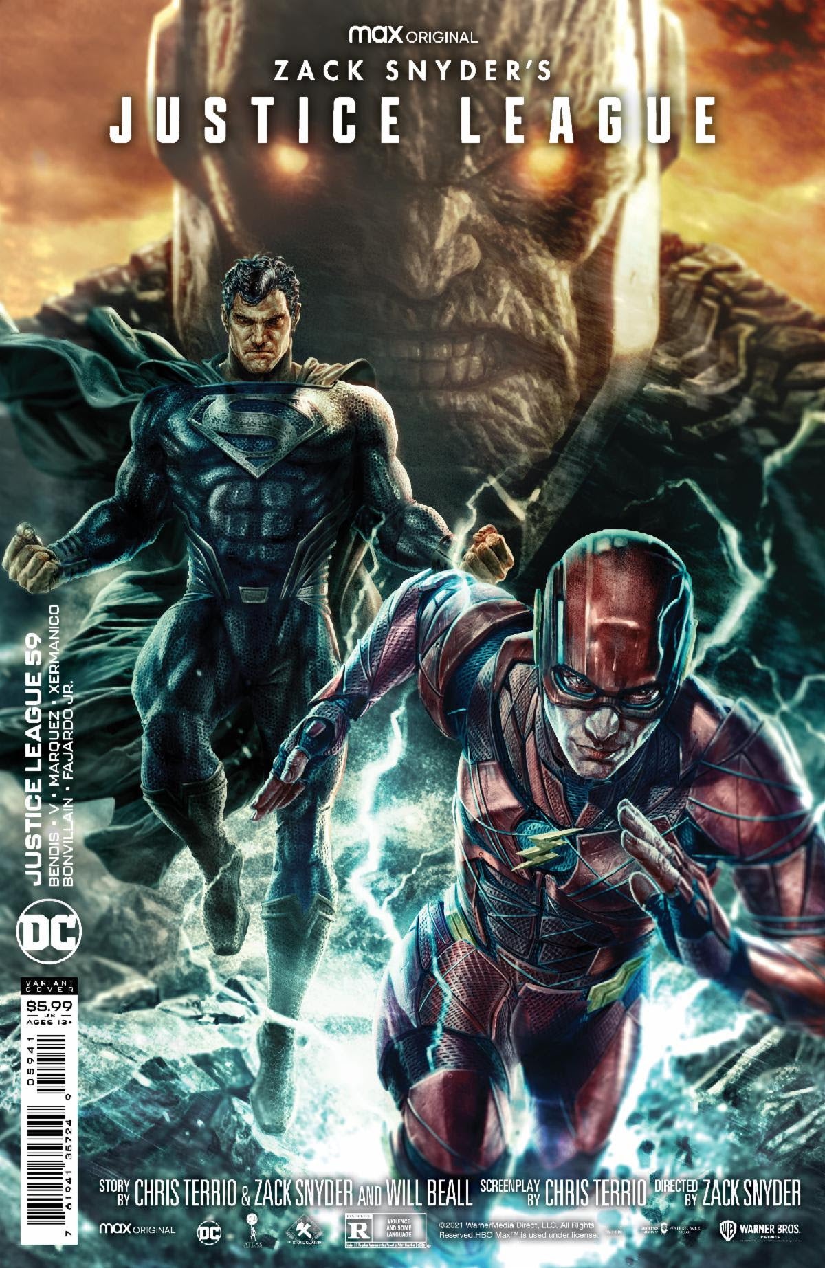 16/03/2021 JUSTICE LEAGUE #59 CVR D LEE BERMEJO SNYDER CUT VARIANT