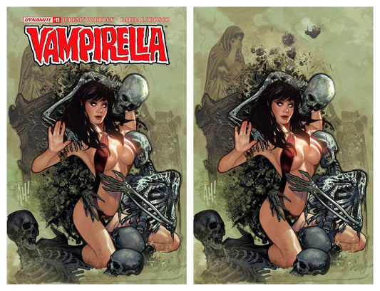 VAMPIRELLA #11 ADAM HUGHES TRADE/VIRGIN VARIANT SETS
