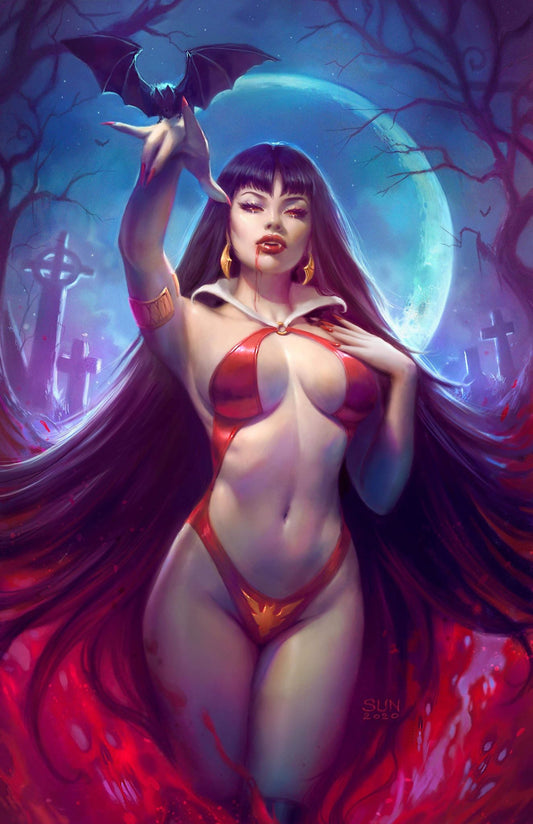 VAMPIRELLA #9 SUN KHAMUNAKI VIRGIN VARIANT LIMITED TO 500 COPIES