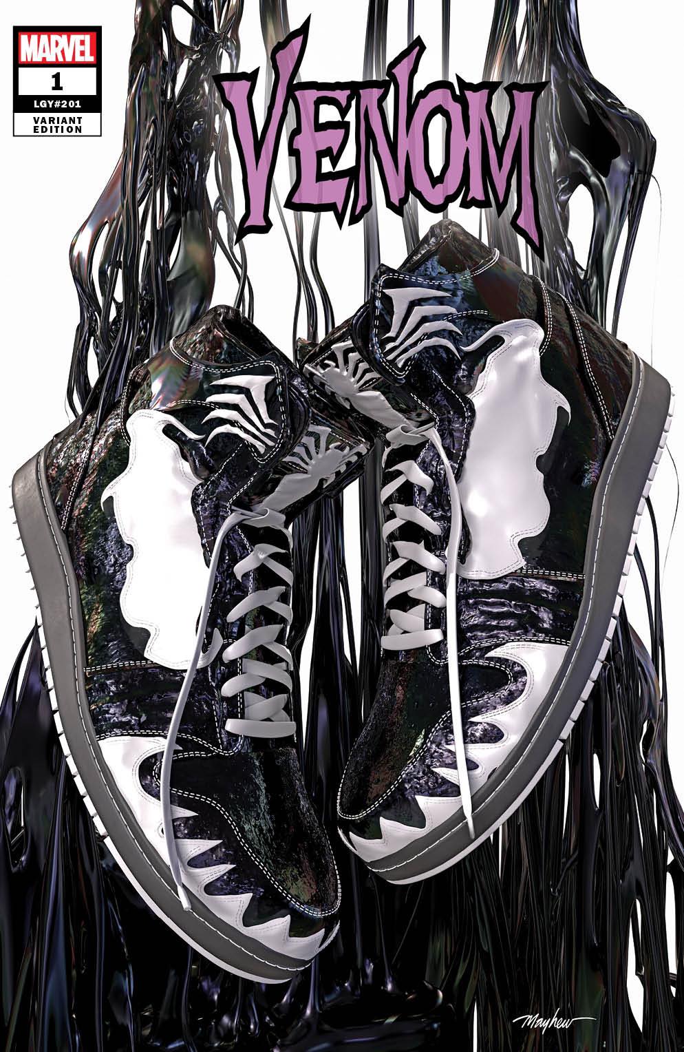 VENOM #1 MIKE MAYHEW SNEAKERHEADS TRADE DRESS VARIANT LIMITED TO 3000