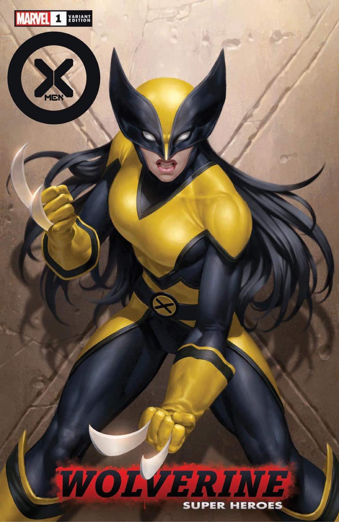 X-MEN #1 JUNGGEUN YOON WOLVERINE X-23 TRADING CARD VARIANT LIMITED TO 800 COPIES WITH NUMBERED COA